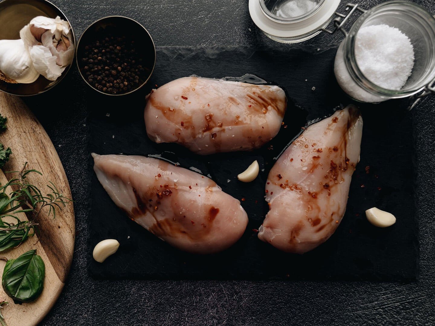 Raw Spiced Chicken Fillet